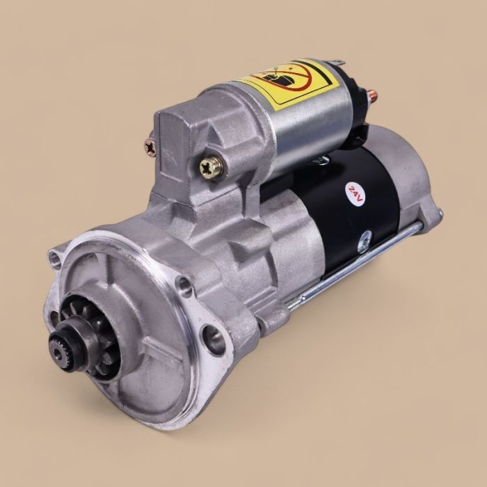 Isuzu 24V 11T Starter Motor 8980723151 Compatible for Isuzu Engine 4LE1 4LE2 John Deere Excavator 75D 85D