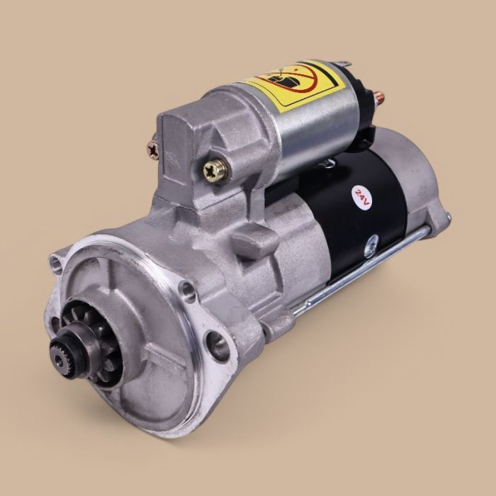 Isuzu 24V 11T Starter Motor 8980723151 Compatible for Isuzu Engine 4LE1 4LE2 Hitachi Excavator ZX70-3 ZX75UR-3 ZX75US-3 ZX75USK-3 ZX80LCK-3 ZX85US-3
