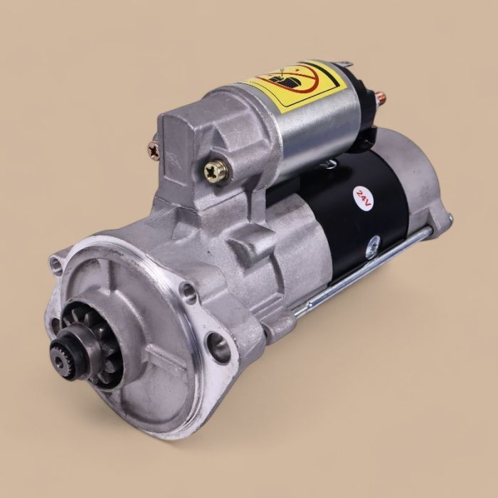 Isuzu 24V 11T Starter Motor VI8980723151 87714517 Compatible for Isuzu Engine 4LE1 4LE2 Kobelco Excavator 80CS 70SR 75SR SK80CS-2 SK70SR-2