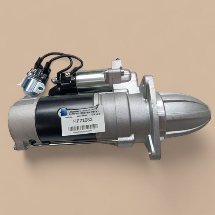 Komatsu 24V 13T Starter Motor 0-23000-1231 600-813-3390 Compatible for Komatsu Engine S6D105-1 Wheel Loader WA200-1 WA250-1 WA300-1 WA320-1