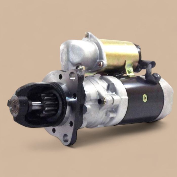 Komatsu Starter Motor 600-813-6413 Compatible for Komatsu PC300 PC300-5 PC300-6 PC310 PC340LC-KU-6 Excavator SA6D108 6D108 Engine 12T 24V