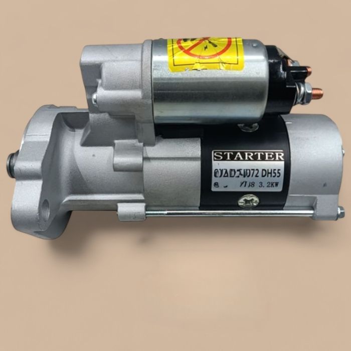 Isuzu Starter Motor 71434500 8971374780 Compatible for Isuzu Engine 4JB1 4JG1 Kobelco Excavator SK60 SK70 1998-2003