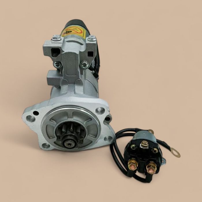Mitsubishi Starter Motor M008T60371 32B66-20100 Compatible for Mitsubishi S6S Caterpiller CAT 3066 Engine E320C E320D Hitachi ZAX330 Excavator