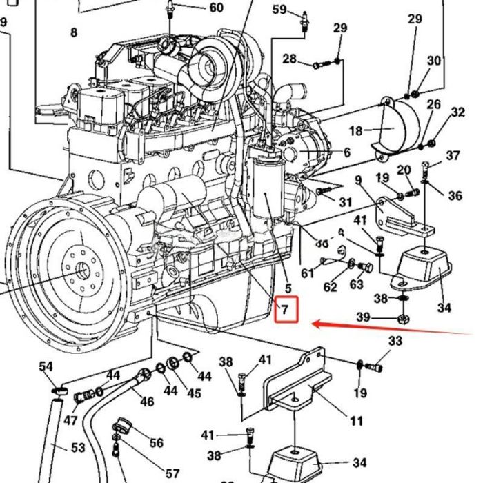 Dynapac Starter 4700939504 Compatible for Dynapac Vibratory Roller CA600D CA610D