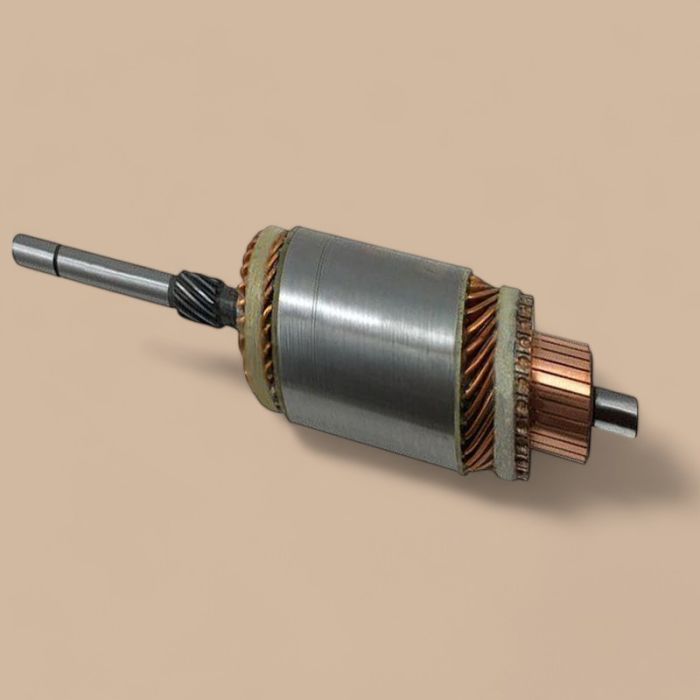 Yanmar 12V Starter Armature 124250-77500 Compatible for Yanmar Engine 3TN75E 3TN82E 3T80LE 3T72HLE Tractor YM330 YM2001 YM2220 YM2420