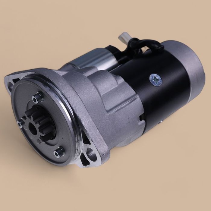 Komatsu 9T 12V Sarter Motor YM129900-77010 Compatible for Komatsu Engine 4D92E-1 4D94E-1 Excavator PC75-1 PC75R-2 Loader WA65-3 WA75-3