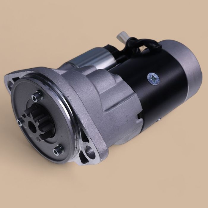 Yanmar 12V 9T Starter Motor Compatible for Yanmar Engine 4TNE98 Daewoo Doosan Forklift D20 D30 D33 D35