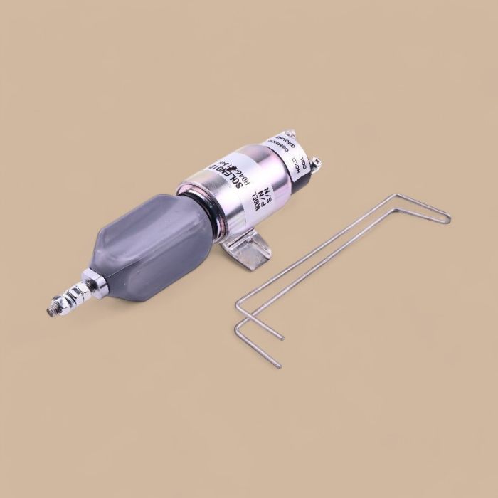 Cummins 24V Fuel Pump Solenoid 3864274 Compatible for Cummins Engine Hyundai Excavator R140LC-7 R140LC-9S R140W-7 R140W-9S R200W-7 R210LC-7 R210W-9S R220LC-7 R220LC-9