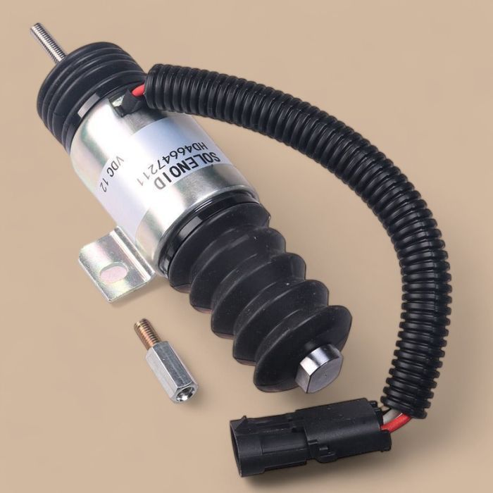 John Deere Fuel Shutoff Solenoid 420-35448 Compatible for Mustang Gehl Loader 930A John Deere Mower F911 F925 F932 F935