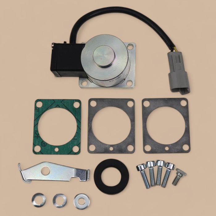 Hatz 24V Stop Solenoid 2440501050 01661010 Compatible for Hatz Engine Haulotte Scissor Lifts H15SXL H12SXL H12SX H12SDX