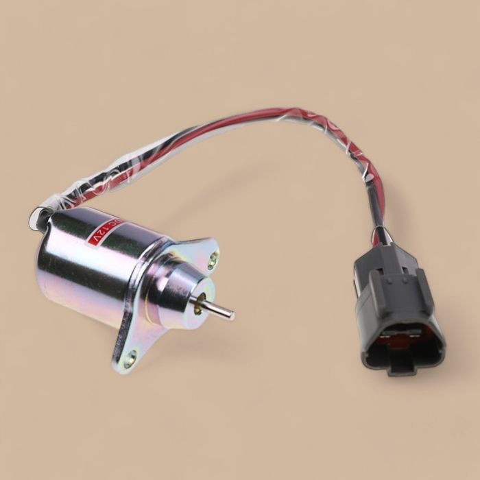 Excavator Engine Flameout Solenoid 150ES-12S5SUC128 779233-77932 Compatible for Excavator Hyundai R55 R60-7 Doosan DH55 DH60 Komatsu PC40 PC50