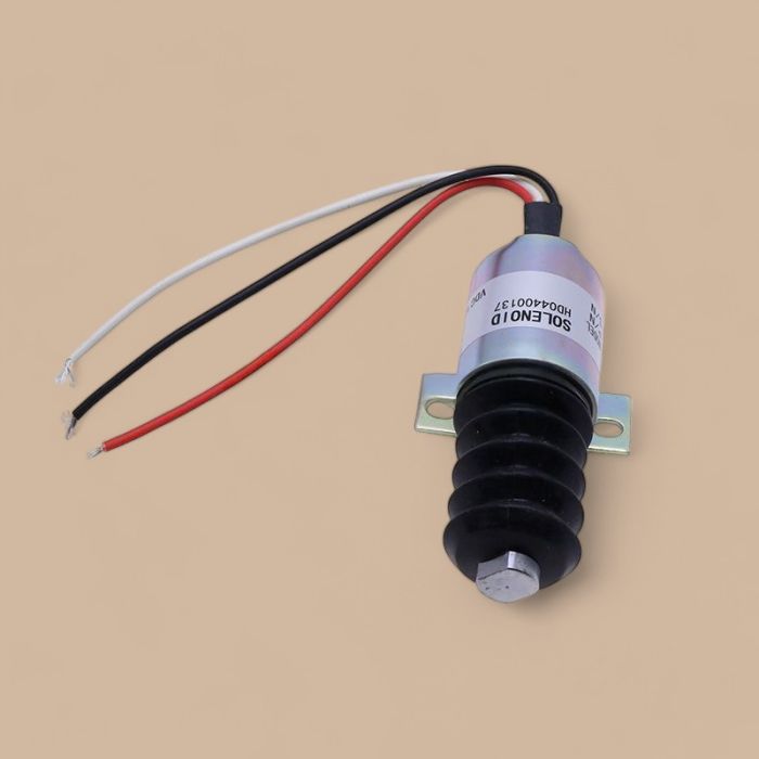 Hyundai Fuel Shutdown Solenoid 1756ES-12E3ULB1S5 SA-4735-12 Compatible for Hyundai Excavator R200-5E R200-5