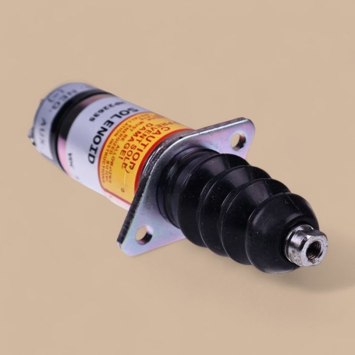 Woodward 12V Shut Down Solenoid 1500-2027 1502-12D6U2B2S2A Compatible for Woodward Model 1502-12D Flange