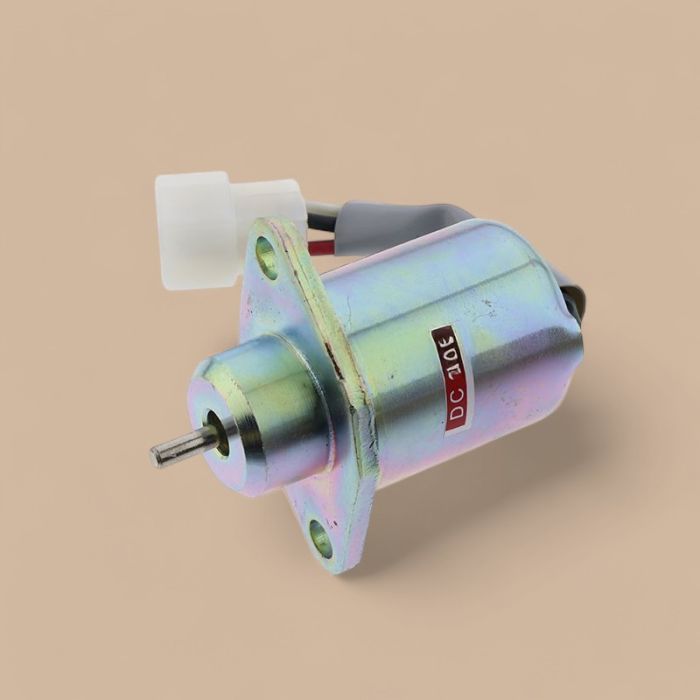 Kubota 12V Shutdown Solenoid 6684035 6680532 6962165 Compatible for Kubota Engine D1105T Bobcat Backhoe Loader BL275 B100 B200 B250