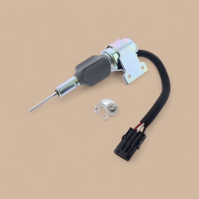 CASE 12V Stop Solenoid J932529 Compatible for CASE Tractor 8825 8860 8870 8880 550G 650G 750H 850H MX100 MX120