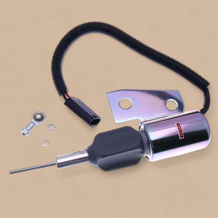 CASE 24V Stop Solenoid 87420953 J991168 Compatible for CASE Excavator CX130 CX160 Wheel Loader 821 521D