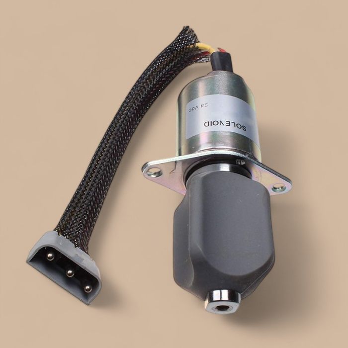 Volvo 24V Stop Solenoid 6785-5121 VOE11033700 Compatible for Volvo Wheel Loader L70B L70C L330C