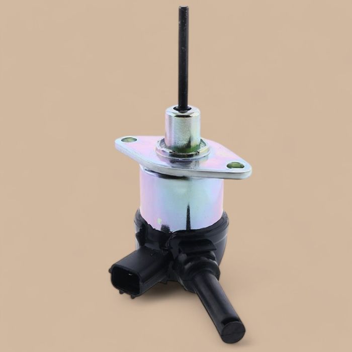 Kubota 12V Fuel Shutdown Solenoid 1A084-60012 1A084-60010 Compatible for Kubota Engine V2203 V2003 V2403 V3307 Tractor L3608
