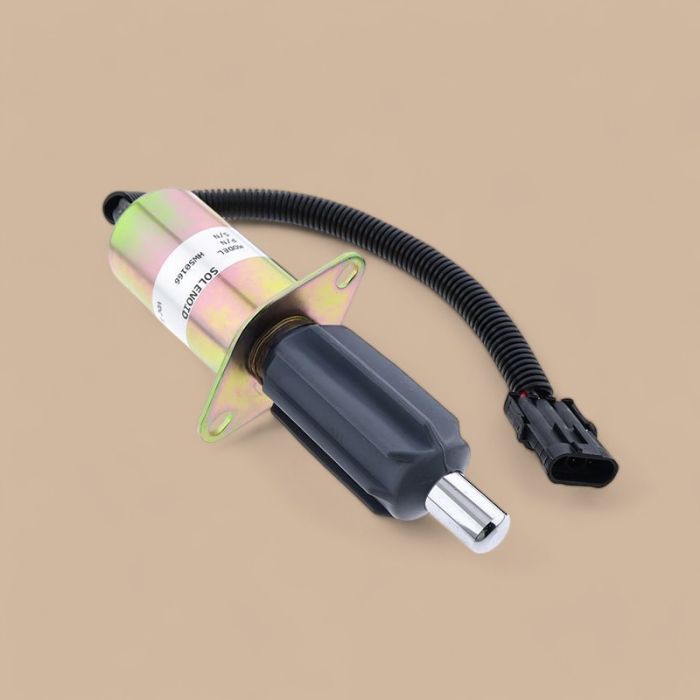 Cummins 12V Fuel Shutdown Stop Solenoid 3921978 Compatible for Cummins Engine 6C8.3 6CT 6CTA 4B3.9 6B5.9