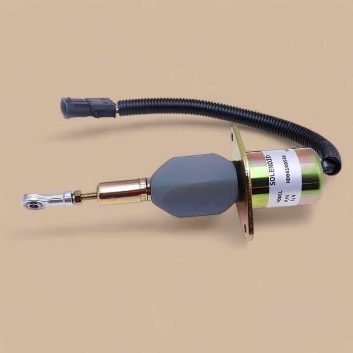 CASE 12V Fuel Shutoff Stop 87420950 J930233 Compatible for CASE Engine 6831T Tractor 7210 7230 8910 8920 8950 9310 MX180 MX200 MX220