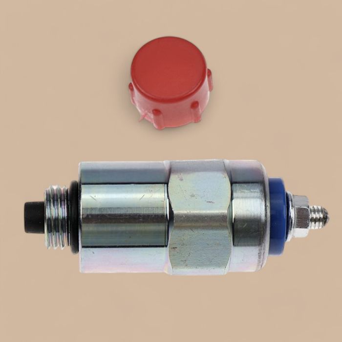 John Deere Shut Off Solenoid RE22744 Compatible for John Deere Engine 4239 6359 6068 Tractor 3100 3300 5400 5400 6400 7500