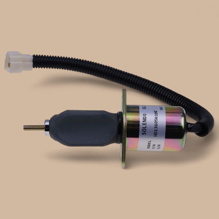 Yanmar Fuel Shut Off Solenoid 119807-77800 Compatible for Yanmar Engine 4TNE94 4TNE98