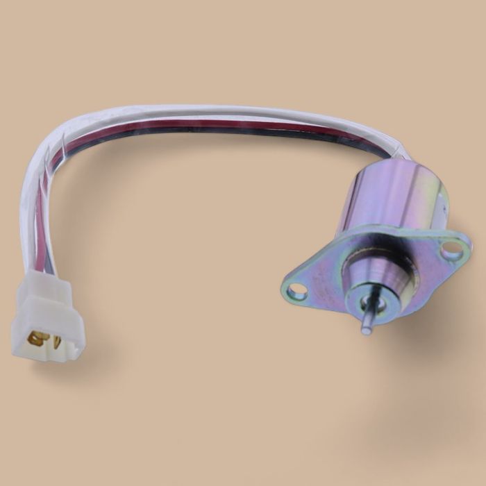 John Deere 12V Stop Solenoid M807176 Compatible for Yanmar Engine 2V78C John Deere Tractor 355D GX355 Front Mower F735