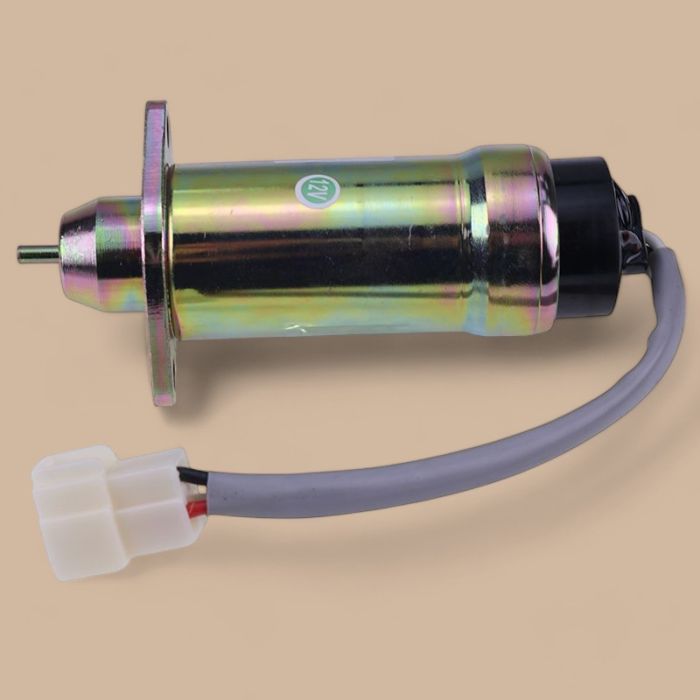 Kubota Stop Solenoid 16259-60010 MV1-48 Compatible for Kubota D1105 V1505 Hitachi Timberwolf TW150DHB TW150VTR TW190 TW-S426TDHB