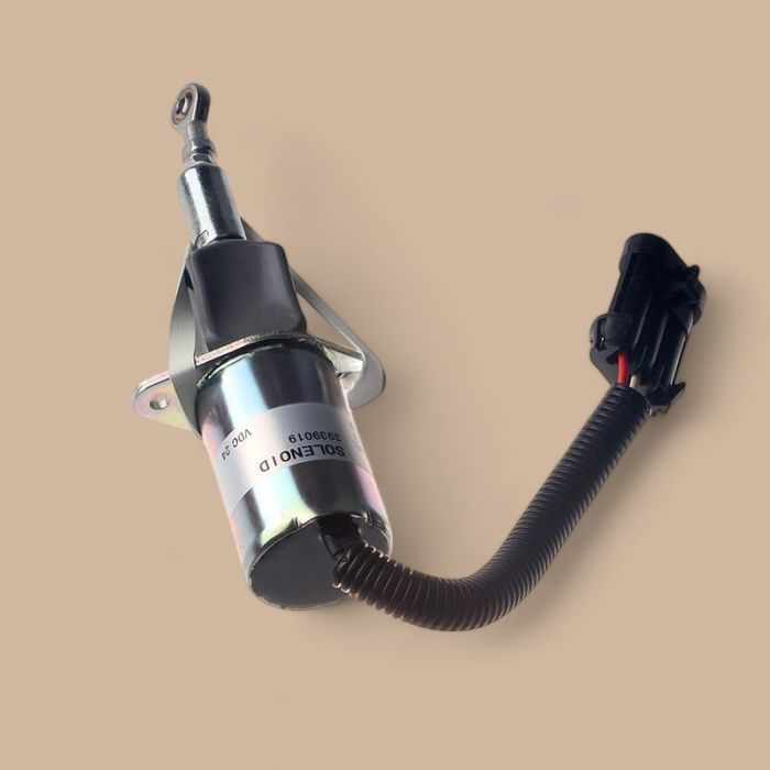 Cummins 24V Stop Solenoid 3939019 SA-4889-24 Compatible for Cummins Engine C & B 5.9L & 8.3L