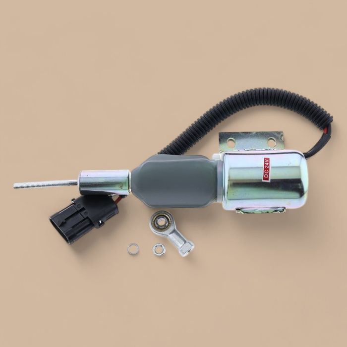 Cummins 24V Fuel Shut Off Solenoid 3932320 Compatible for Cummins 5.9L 6BT Engine