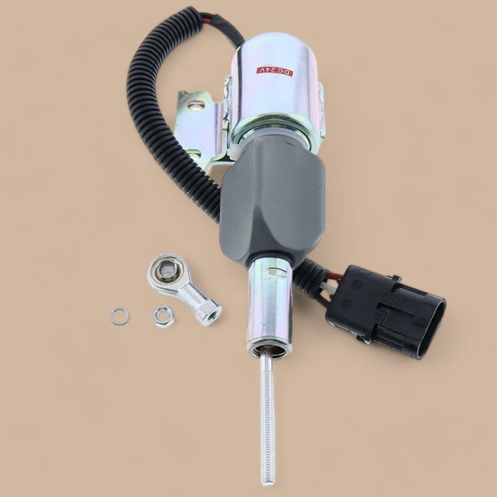 Case Fuel Solenoid J932530 Compatible for Case 1150G 521D 621C 850G CX130 CX160 Wheel Loader