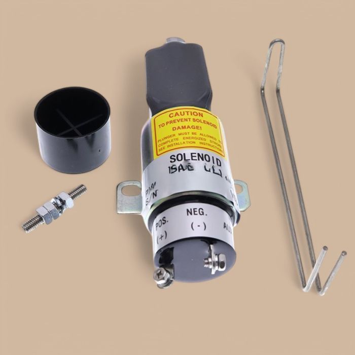 New Holland 12V Stop Solenoid 1751-12E7U1B1 SA-4966-T Compatible for Woodward