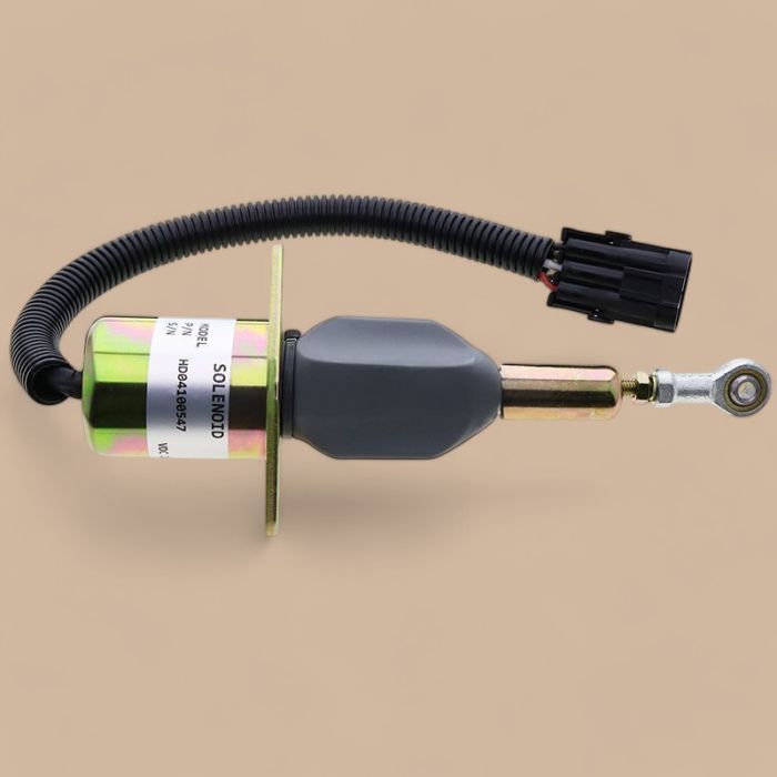 CASE 24V Fuel Shutoff Solenoid 87420951 Compatible for CASE Crawler Dozer 1850K 1850K-LGP 1850K-LT