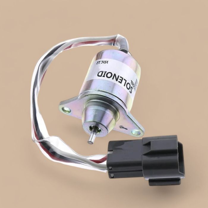 Volvo 12V Shut Off Solenoid VOE14521915 Compatible for Volvo Excavator EC20C EC27C EC35C EC55B EC55C EC60C EC80D ECR28 ECR48C ECR58 ECR88 EW55B