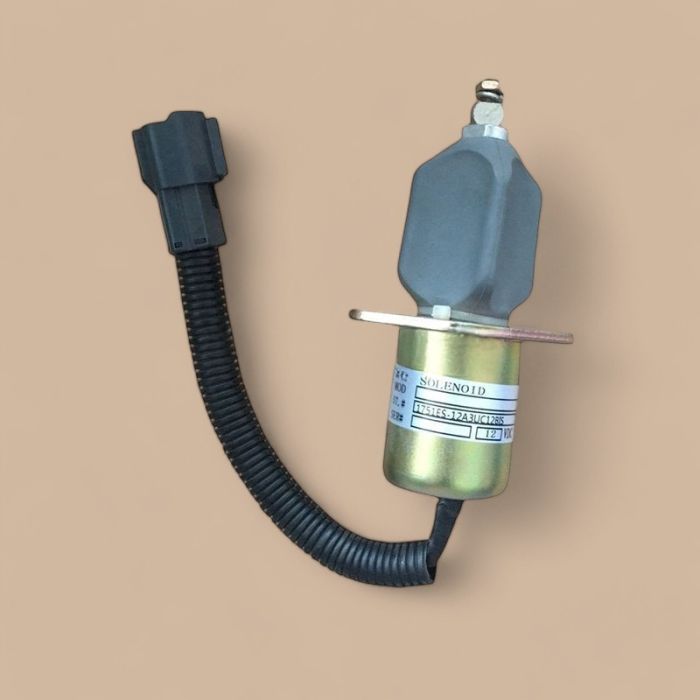 Genset 12V Shutoff Stop Solenoid 1751ES-12E7UC3B1S1 1751ES12E7UC3B1S1 Compatible for Genset