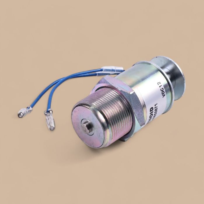 Mitsubishi 12V Stop Solenoid MM409-67001 MM432-30501 Compatible for Mitsubishi Engine S3L2-E2 S4L S4L2 L2E K4E K4F CASE Tractor 234 235 244 245 254 255 265 Excavator CX50 50