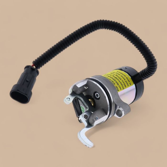 Bobcat 12V Fuel Shutoff Solenoid 6889272 Compatible for Bobcat Loader 883 873 864 863 A300 A250 A220 T200