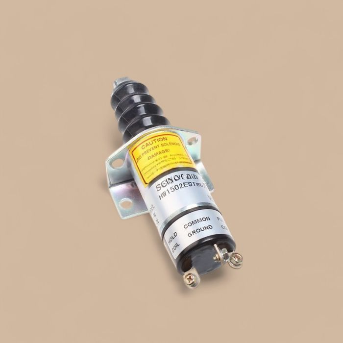 Aftermarket Woodward 1502ES-12C7U1B2S1 12V Fuel Stop Solenoid Compatible for Engine