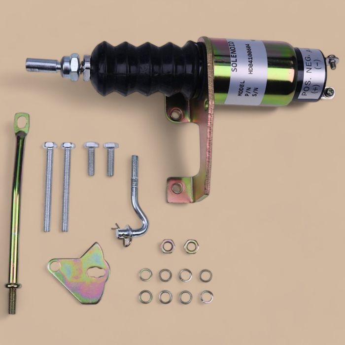 Cummins 24V Fuel Shut Off Solenoid RSV1751 SA-3765-24 24V Compatible for Cummins DEUTZ Bosch Perkins