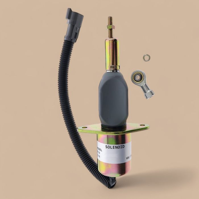 Cummins 24V Fuel Shutoff Solenoid 4063712 SA-5030-24 Compatible for Cummins Engine 6CT 8.3L