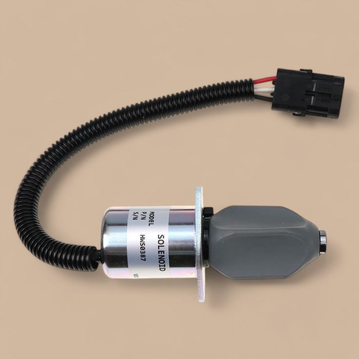 Cummins 12V Fuel Shut Down Off Solenoid 3919422 3934972 3832211 3927152 3934171 Compatible for Cummins Engine 6B 6BT 5.9L 8.3L