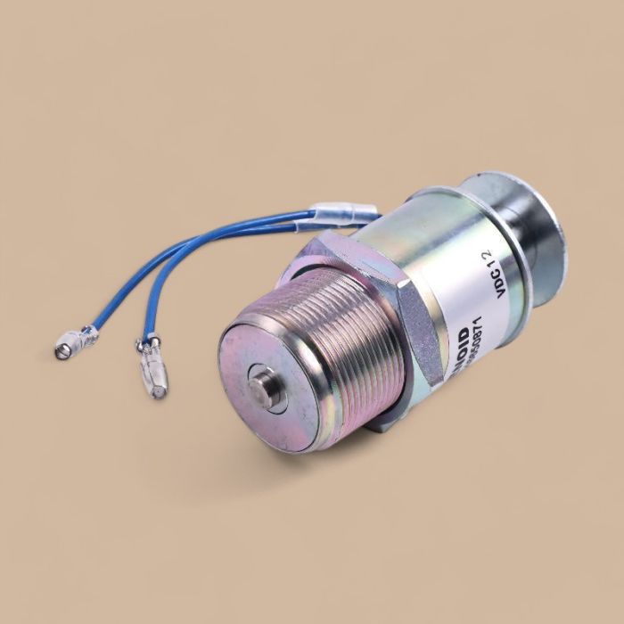 Mitsubishi 12V Fuel Shutoff Stop Solenoid 30A87-00060 Compatible for Mitsubishi Engine K3B K3E K3M K4D K4E K4F K4M K4N-EID L2E S3L S3L2Y1 S4L S4L2