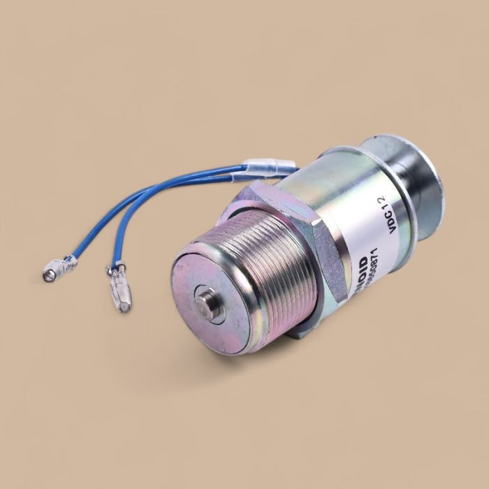 Mitsubishi 12V Fuel Shutoff Solenoid Valve 195-8411 229-5183 for Mitsubishi Engine K4N S3L2 S4L2 L3E Caterpillar CAT Excavator 305CR 304CR 303CR 302.5C 301.6C 301.8C