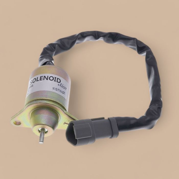 Yanmar 12V Stop Solenoid 129486-77952 129486-77954 Compatible for Yanmar Engine 3TNE72 3TNA72 4TNE84 4TNE88