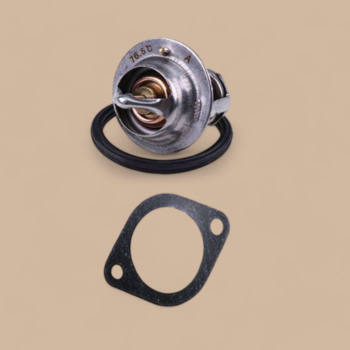 Isuzu Thermostat With Gasket 02/800418 02/800416 Compatible for Isuzu Engine 4JB1 JCB Excavator JS70