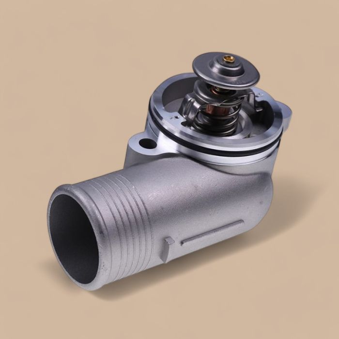 Perkins Thermostat With Housing 4133L502 Compatible for Perkins Engine 1103A-33T 1104C-44 1104A-44 Massey Ferguson Tractor 3425 3445 5400