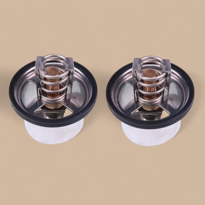 2 Pieces 160° DEG Aftermarket Detroit 23503827 Thermostat Compatible for Engine 50 60 Series