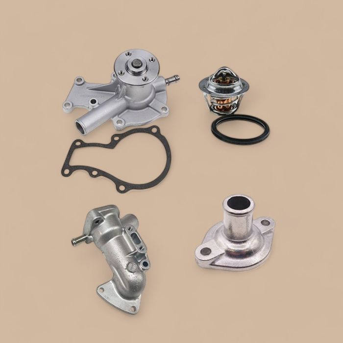 Kubota Water Pump Thermostat Cover Flange 1E051-73030 19434-73010 1E051-73260 1E051-72702 Compatible for Kubota Engine WG972 Z602 D722 D902