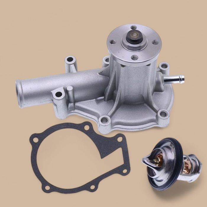 Kubota Water Pump 16251-73032 & Thermostat 1E401-73012 Compatible for Kubota Engine D1005 D1105 D1305 D905 V1305 V1505 Tractor B1700 B21 B2100 B2400