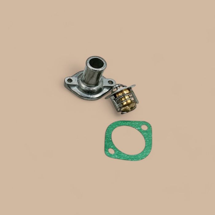 Kubota Thermostat 2500870 Cover 554086 With Gasket 4145869 Compatible for Kubota Engine Z482 D662 D722 Jacobsen Riding Greens Mower
